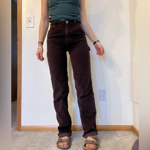 Pacsun brown corduroy pants
